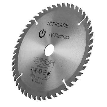 165*2.3*20*48T TCT Circular Saw Blade 165mm For Wood Plastic Acrylic Woodworking Cutting Disc