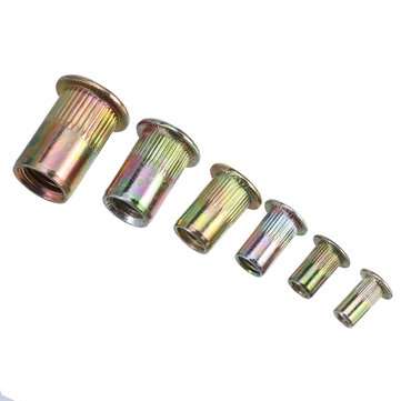 165Pcs Rivnut Rivet Nut Kit Round Head M3 M4 M5 M6 M8 M10 Kit Set ABS Case