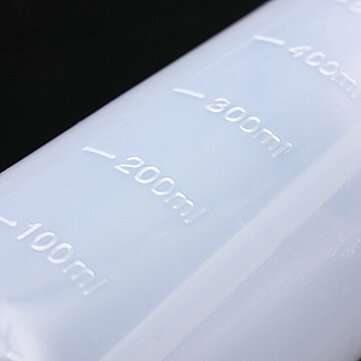 16oz 500ml Large Squeeze Water Bottle Transparent Liquid Container