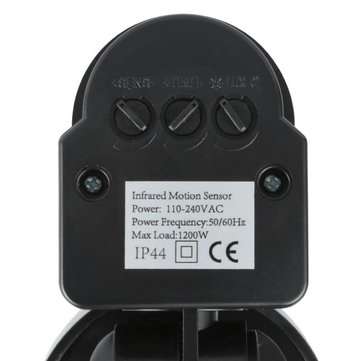 180 Outdoor Waterproof Security PIR Infrared Motion Sensor Detector Automatic Switch AC110-240V
