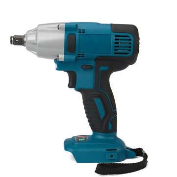 18V 480N.m. Li-Ion Cordless Impact Wrench Driver 1/2`` Brushed Electric Wrench Replacement for Makit