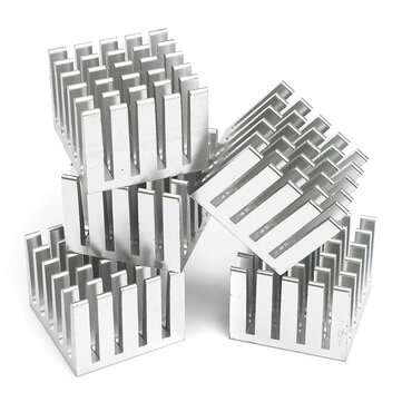 1pcs 20x20x15mm DIY CPU IC Chip Heat Sink Extruded Cooler Aluminum Heat Sink