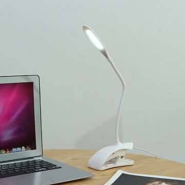 1pcs Flexible LED Desk Clip-on Lamp Bed Beside Eye Protection Reading USB Table Light