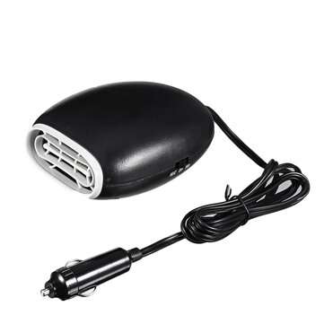 2 in 1 Car Truck Heater 12V Heating Fan Dryer Windscreen Demister Defroster