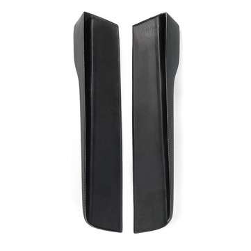 2 Pcs 58cm Universal Fit Black Car Side Skirt Rocker Splitters Winglet Wings Bumper Lip Protector