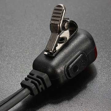 2 Pin Cool FBI Style Headset Earpiece for Kenwood Walkie Talkie