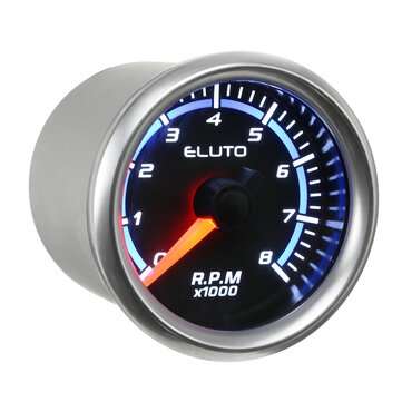 2" 52mm Universal Led Car Pointer Tachometer Tacho Gauge Meter 0-8000rpm