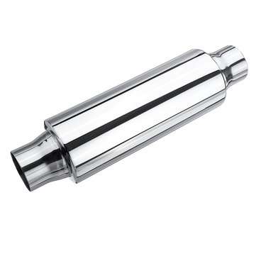 2`` In/Outlet 13`` Long Car Turbo Exhaust Muffler Resonator Siliencer Stainless