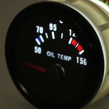 2`` 52mm Oil Temperature Gauge Kits Digital LED Display Clear Len with Sensor