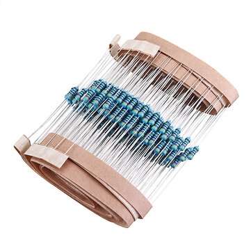 200pcs 1/4W 470 ohm Resistor +/- 1% ROHS1/4w 470R ohm Metal Film Resistors / 0.25W Watt Color Ring R