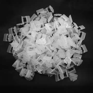200pcs Tile Leveling System Clips Kit Wall Floor Tile Spacer Tiling Tools 1/1.5mm (SIZE: 1.5MM)