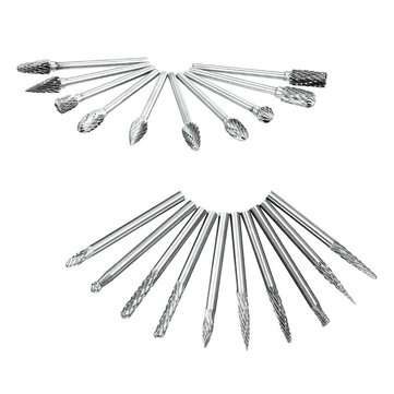 20pcs Tungsten Carbide Steel Rotary Burr Die Grinder Bit Carving Set