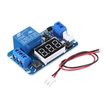 24V Trigger Time Delay Relay Module with LED Digital Display  0-99... (VERSION1: 0-999MINWORK-DELAY)