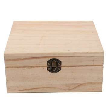 25 Grids Wooden Box Bottles Container Storage for Essential Oil Jewelry