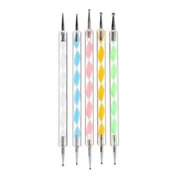 27Pcs Acrylic Spiral Bar Mould Kit Dotting Painting Tool Mandala Rocks Painting Stencils