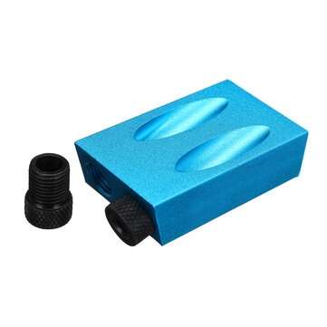 28pcs 15 Degree Woodworking Guide Oblique Drill Angle Hole Locator Pocket Hole Jig Kit