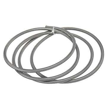 2m AN3 Stainless Steel PTFE Brake Clutch Hose Line Pipe Fuel Hose