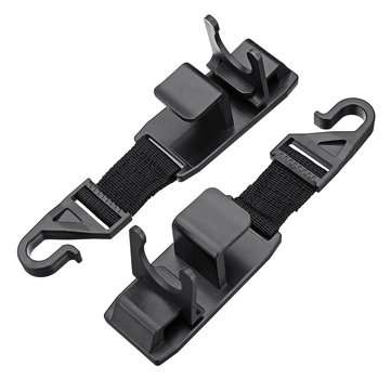 2Pair SHUNWEI Car Seat Back Headrest Hook Storage Hanger Holder Organizer Universal