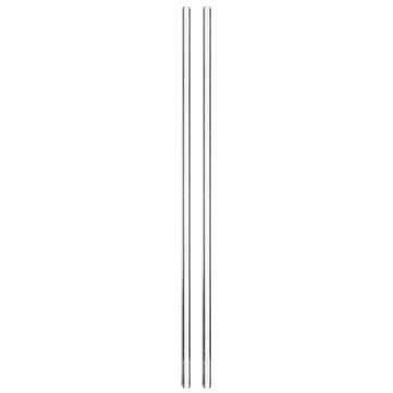2Pcs 250mm Glass Stirring Mixing Rod Stirrer Mixer Sticks Rods Laboratory Experiment Glassware