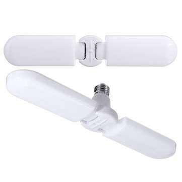 2PCS E27 High Bright LED Garage Lights Deformable Ceiling Light Workshop Lamps Night Light