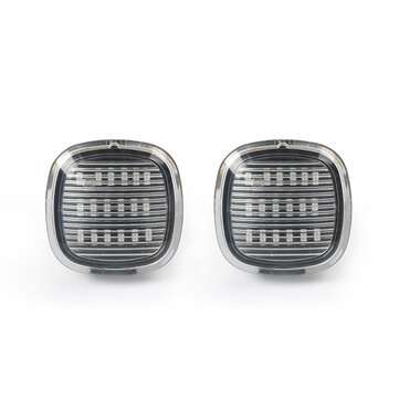 2Pcs Dynamic LED Side Repeater Indicators Light for AUDI A3 A4 SKODA Fabia Octavia (COLOR: WHITE)