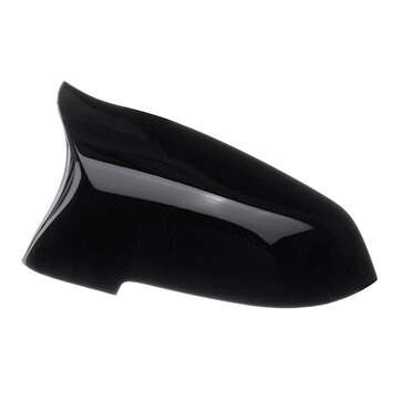 2Pcs Gloss Black Side Rearview Mirror Covers Caps For BMW 5 6 7 Series F10 F18 F11 F06 F07 F12 F13 F