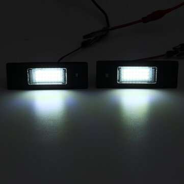 2PCS LED License Number Plate Light For BMW 1 6 Z Series E81 E87 E63 E64 E85 E89
