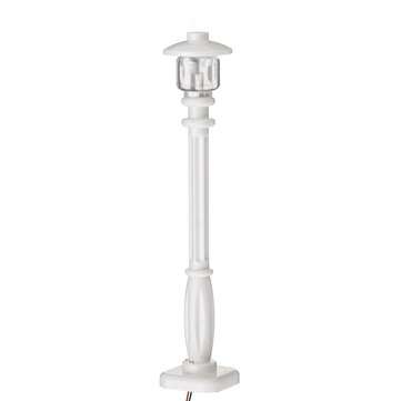 2pcs White Universal DIY LED Warm White Light Lamp Post Lantern For Lego Street Building Shop Model