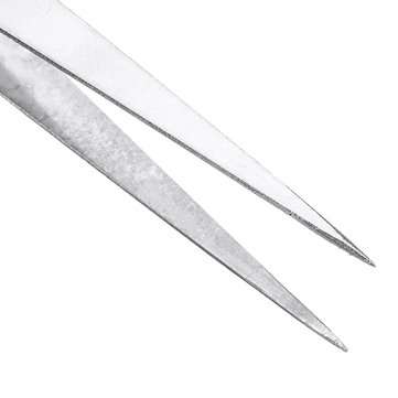 3 In 1 Stainless Steel Tweezer Straight/Flat/Elbow Head Tweezer