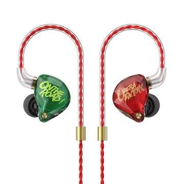 3.5mm Wired Control Hifi Earphone 2 Pin Detachable Cable Dynamic Driver Super Bass In-ear Headset fo
