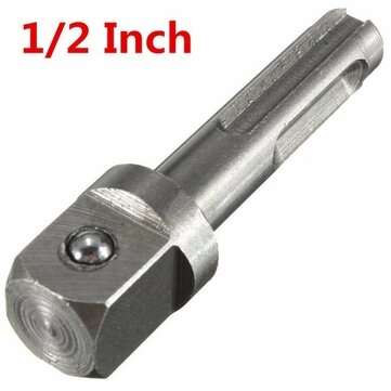3/8 1/2 Inch SDS Socket Driver Adapter Drive Bit Power Drill Chuck Extension Adapter (SIZE: 1/2)