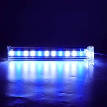 3/6/9/12W LED Aquarium Clip Light Fish Tank Aquatic Plant Lamp Decor 110-240V (POWER: 9W)