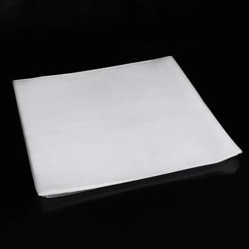 30 Flat Open Top Bag 6.7Mil Strong Cover Plastic Vinyl Record Outer Sleeves for 12`` Double / Gatefo