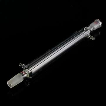 300mm 24/40 Glass Straight Liebig Condenser West Condenser Lab Distillation Glassware