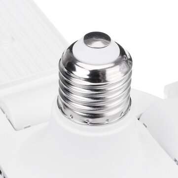 300W AC110-265 4+1 Leaves Foldable E27 LED Bulb 6500K Deformable Ceiling Workshop Garage Lamp for Pa
