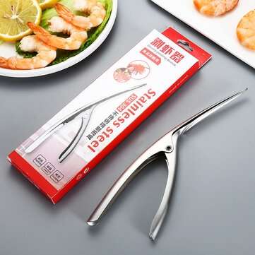 304 Stainless Steel Peeling Shrimp Artifact Practical Peeling Shrimp Pliers Open Shrimp... (TYPE: 2)