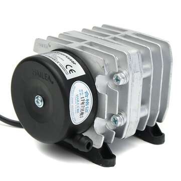 30W Electromagnetic Air Compressor Aquarium Oxygen Fish Pond Air Pump Aerator