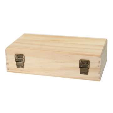 32 Holes Essential Oils Wooden Box Container Solid Pine Pure Natural Wood Storage Case