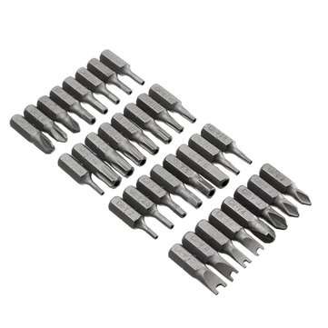 33pcs Magnetic Screwdriver Bit Set Torx Hex Star Spanner Tri Wing Electric Screwdriver Hex Bits with