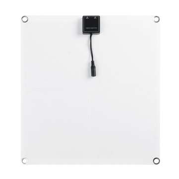 35W Portable IP65 Monocrystalline Solar Panel Double USB Port 10-in-1 Charging Cable