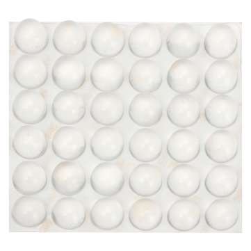 36Pcs Clear Rubber Feet Bumper Silicone Self-adhesive Anti-slip 1610mm