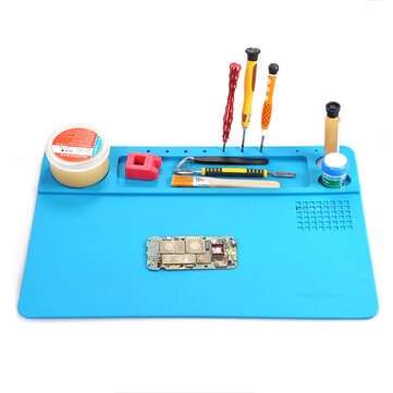 38x26cm Soldering Mat Phone Repair Desk Pad Maintenance Station Heat Insulation
