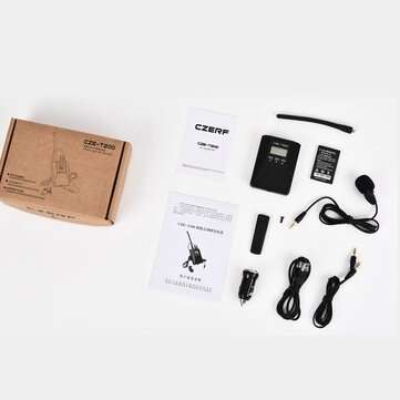 CZERF CZE-T200 0.2w Protable Stereo PLL Wireless Broadcast FM Transmitter Kits 76-108MHz Adjustable