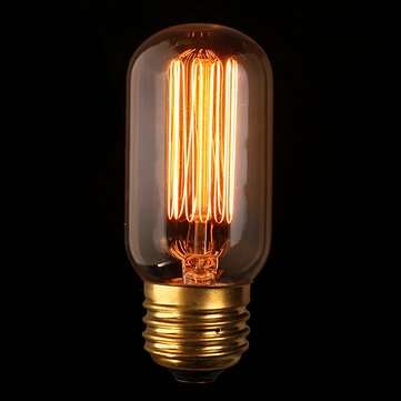 E27 60W Vintage Antique Edison Incandescent Bulb Clear Glass 220V/110V (VOLTAGE: 110V)