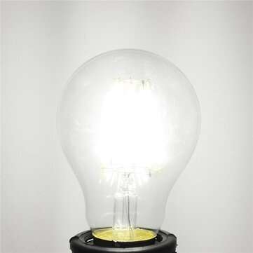 E27 LED 8W White/Warm White COB LED Filament Retro Edison LED Bulbs 85-265V (COLOR.: WHITE)