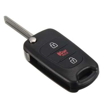 Entry Remote Control 3 Key Shell With Embryo for KIA Soul NYOSEKSAM11ATX