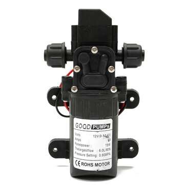 FL-3308 130PSI 6L/Min Water High Pressure Diaphragm Pump Caravan Boat DC12V (TYPE: 2)