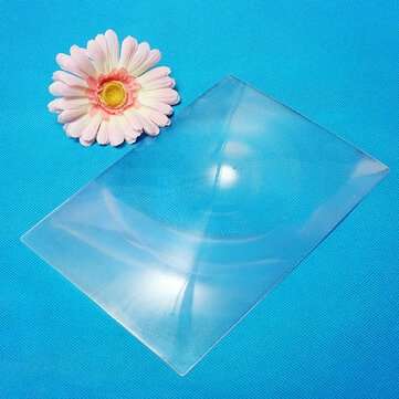 Full Page Magnifying Sheet Fresnel Lens 3X Magnification PVC Magnifier