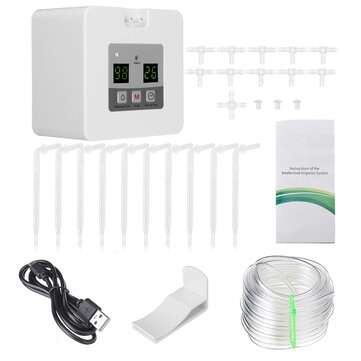 Garden Smart Water Timer Automatic Drip Irrigation Kit Irrigation Controller Solenoid Valve Irrigati