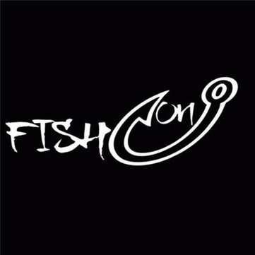 Go Fishing Car Stickers Auto Truck Vehicle Motorcycle Decal (COLOR.: WHITE)